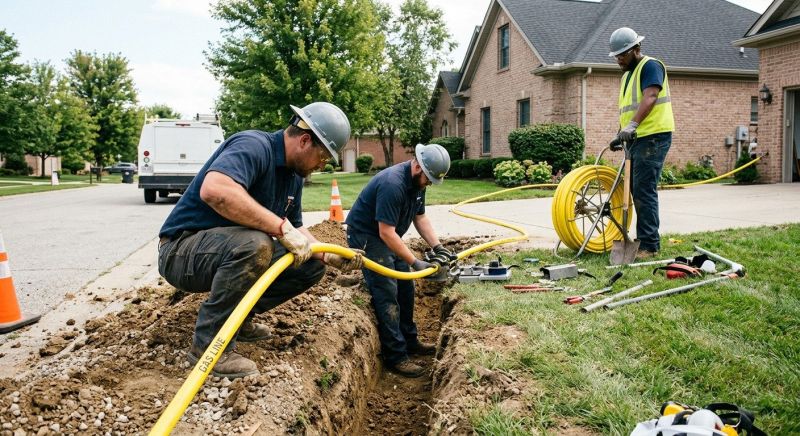 Natural Gas Line Installation in West Palm Beach, FL