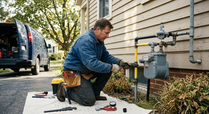 Propane Line Replacement in Columbus, OH
